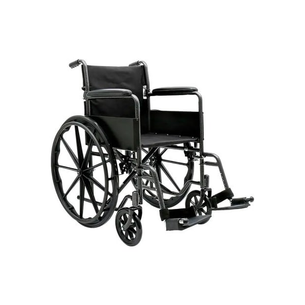 Dynarex Dynarex DynaRide S1 Wheelchair, Detachable Desk Arm & Foot Rest, 18inW Seat 10255 - main